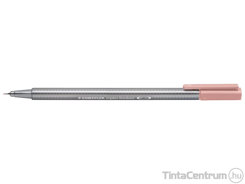 Tűfilc, 0,3mm, STAEDTLER "Triplus", antik rózsaszín