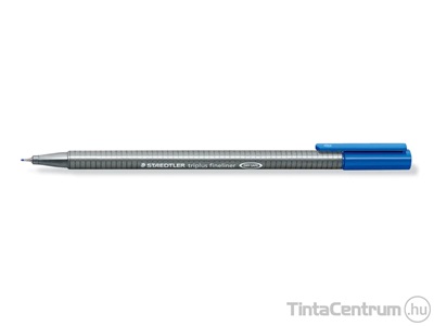 Tűfilc, 0,3mm, STAEDTLER "Triplus", ciánkék