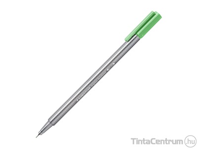 Tűfilc, 0,3mm, STAEDTLER "Triplus", fűzöld