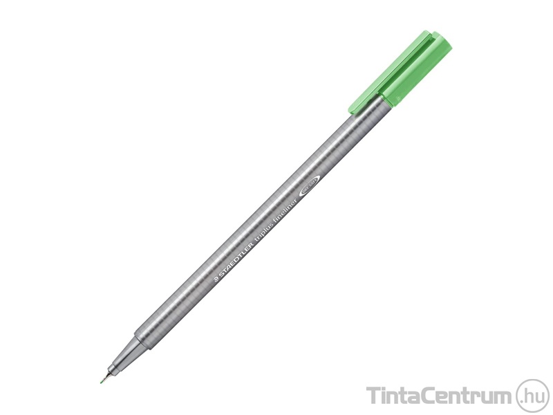 Tűfilc, 0,3mm, STAEDTLER "Triplus", fűzöld