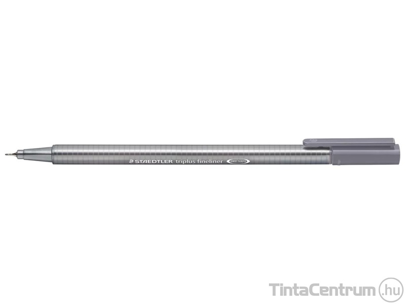 Tűfilc, 0,3mm, STAEDTLER "Triplus", galamb szürke