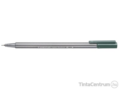 Tűfilc, 0,3mm, STAEDTLER "Triplus", meleg szürke