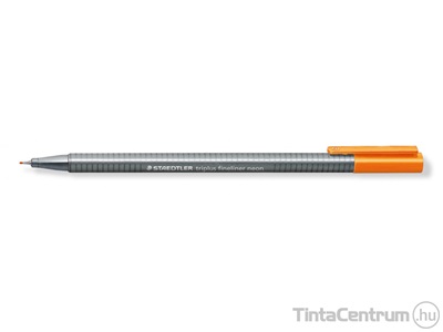 Tűfilc, 0,3mm, STAEDTLER "Triplus", neon narancssárga