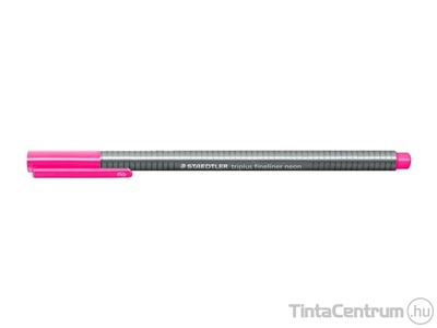 Tűfilc, 0,3mm, STAEDTLER "Triplus", neon rózsaszín