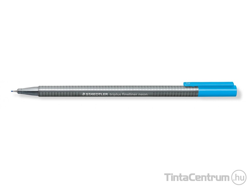 Tűfilc, 0,3mm, STAEDTLER "Triplus", neonkék