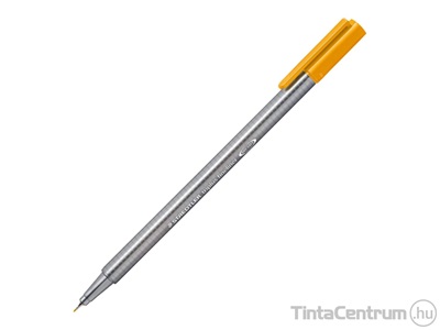 Tűfilc, 0,3mm, STAEDTLER "Triplus", okker arany