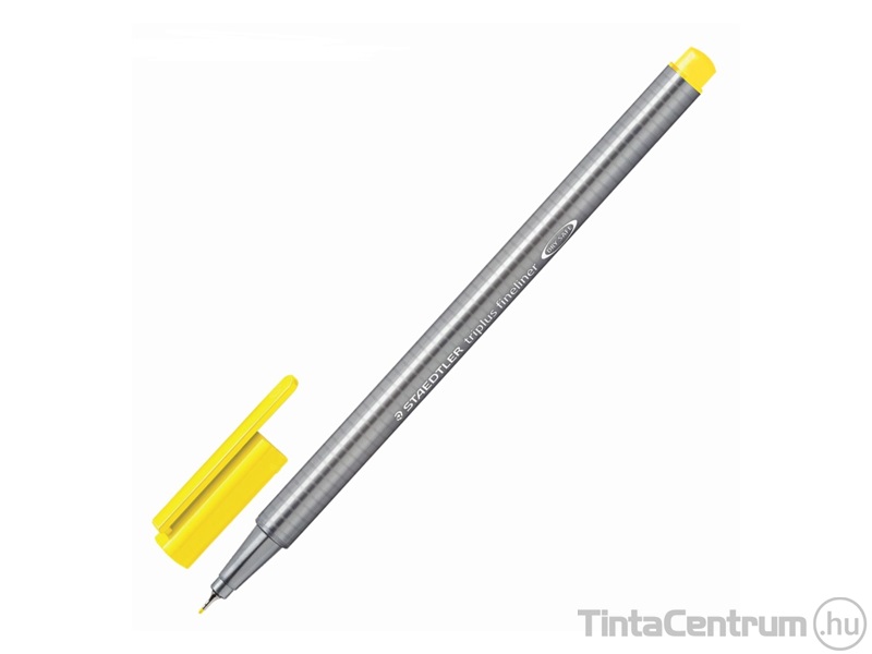 Tűfilc, 0,3mm, STAEDTLER "Triplus", sárga