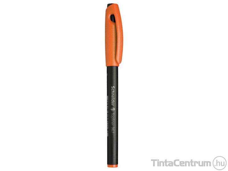 Tűfilc, 0,4mm, SCHNEIDER "Topliner 967", narancssárga