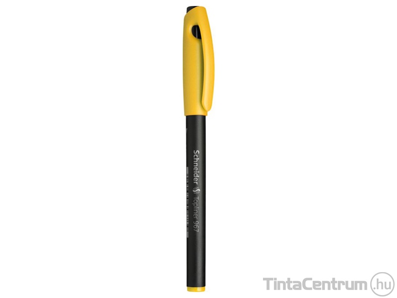 Tűfilc, 0,4mm, SCHNEIDER "Topliner 967", sárga