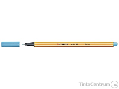 Tűfilc, 0,4mm, STABILO "Point 88", azúrkék