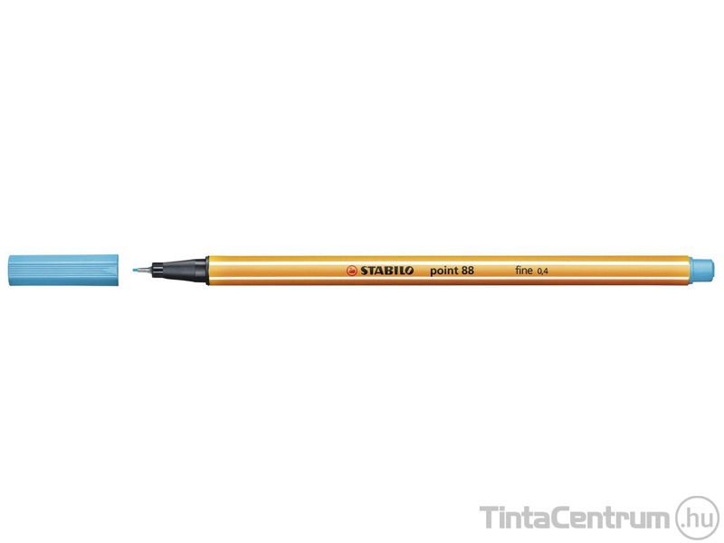 Tűfilc, 0,4mm, STABILO "Point 88", azúrkék