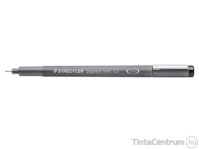 Tusfilc, 0,3mm, STAEDTLER "Pigment Liner", fekete