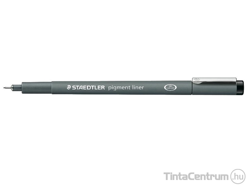 Tusfilc, 0,4mm, STAEDTLER "Pigment Liner", fekete