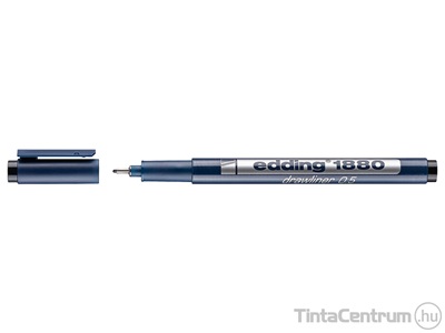 Tusfilc, 0,5mm, EDDING "1880", fekete