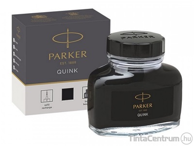 Tustinta, 57ml, PARKER, "Quink", fekete