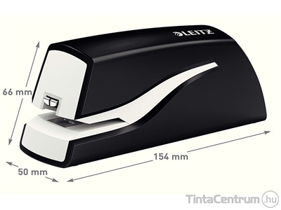 Tűzőgép, elektromos, No.10, 10 lap, LEITZ "Nexxt", fekete