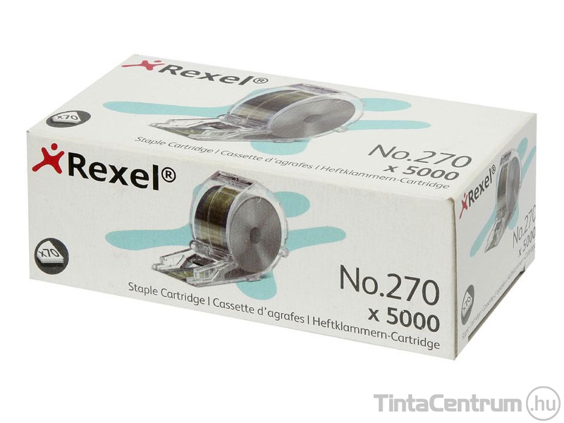 Tűzőkapocs kazetta, REXEL "Stella 70" 5000kapocs/kazetta