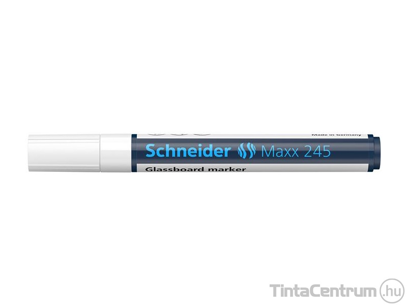 Üvegtábla marker, 1-3mm, SCHNEIDER "Maxx 245", fehér