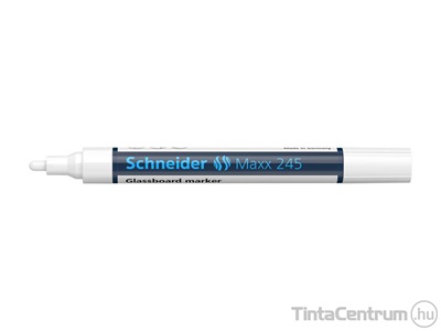 Üvegtábla marker, 1-3mm, SCHNEIDER "Maxx 245", fehér