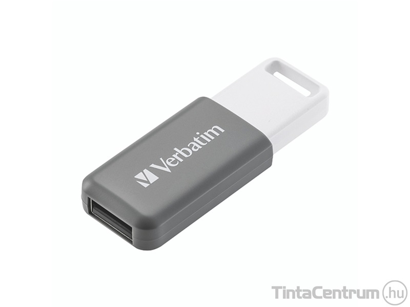 VERBATIM pendrive, 128GB, USB 2.0, "Databar", szürke