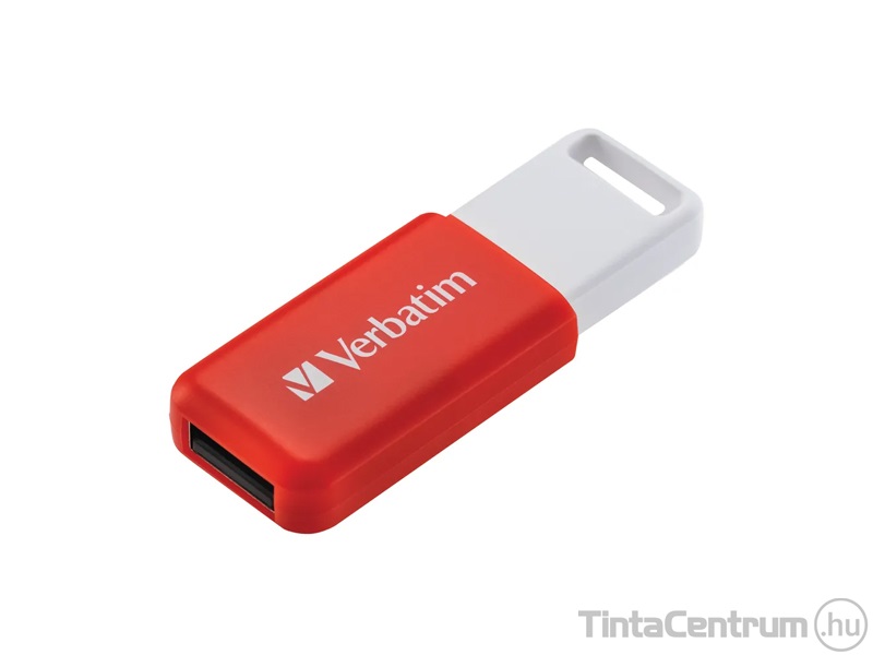 VERBATIM pendrive, 16GB, USB 2.0, "Databar", piros