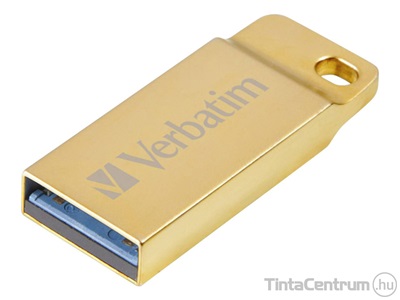 VERBATIM pendrive, 16GB, USB 3.0, "Executive Metal", arany