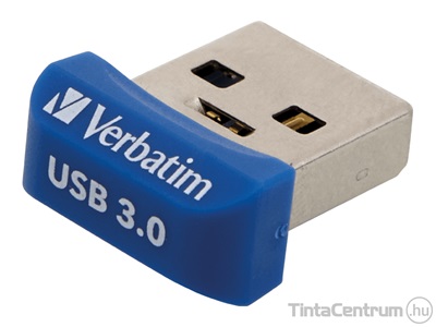 VERBATIM pendrive, 16GB, USB 3.0, "NANO STORE ´N´ STAY", kék