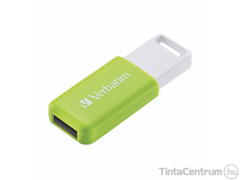 VERBATIM pendrive, 32GB, USB 2.0, "Databar", zöld