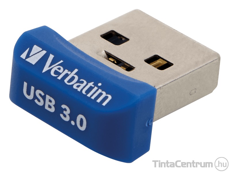 VERBATIM pendrive, 32GB, USB 3.0, "NANO STORE ´N´ STAY", kék