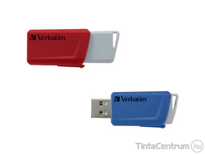 VERBATIM pendrive, 32GB, USB 3.2, "Store n Click", piros,kék, 2db/csomag