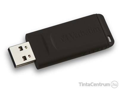 VERBATIM pendrive, 64GB, USB 2.0, "Slider", fekete