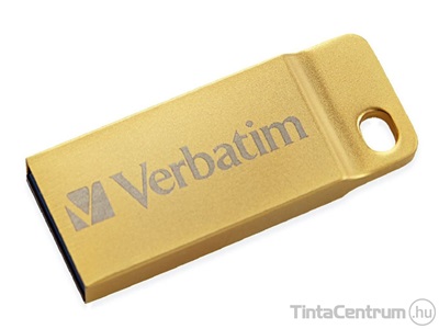 VERBATIM pendrive, 64GB, USB 3.0, "Executive Metal", arany