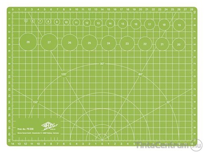 Vágóalátét, barkácsoláshoz, A4, WEDO "Comfortline", zöld