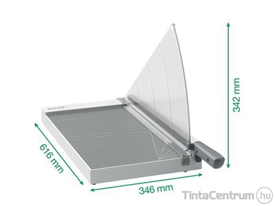 Vágógép, karos, A3, 10 lap, LEITZ "Precision Home Office"