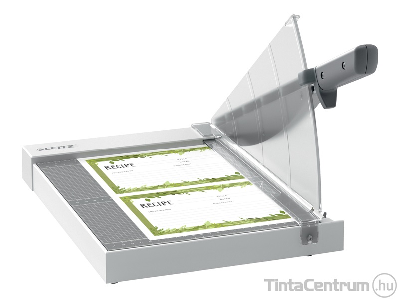 Vágógép, karos, A4, 8 lap, LEITZ "Precision Home A4"