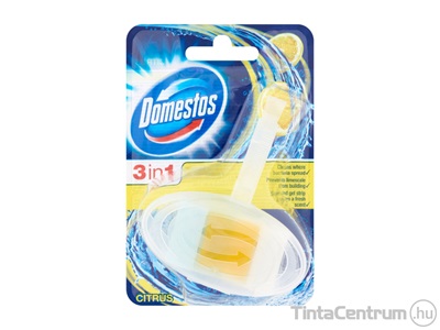 WC frissítő rúd, illatgéllel, 40g, DOMESTOS "3in1", citrus