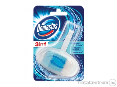 WC frissítő rúd, illatgéllel, 40g, DOMESTOS "3in1", óceán