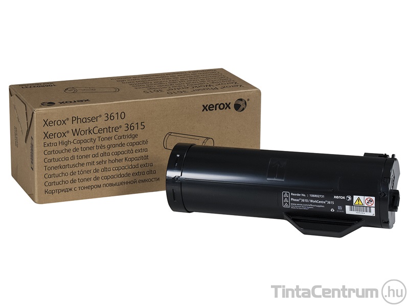 Xerox 3610/3615 fekete [25300 oldal] eredeti toner