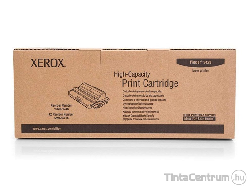 Xerox Phaser 3428 (106R01246) fekete [8000 oldal] eredeti toner