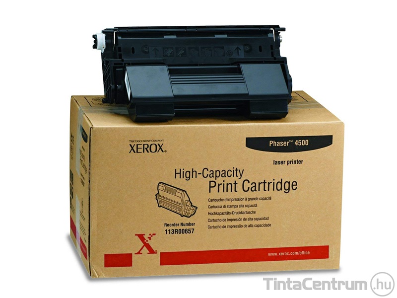 Xerox Phaser 4500 (113R00657) fekete [18000 oldal] eredeti toner