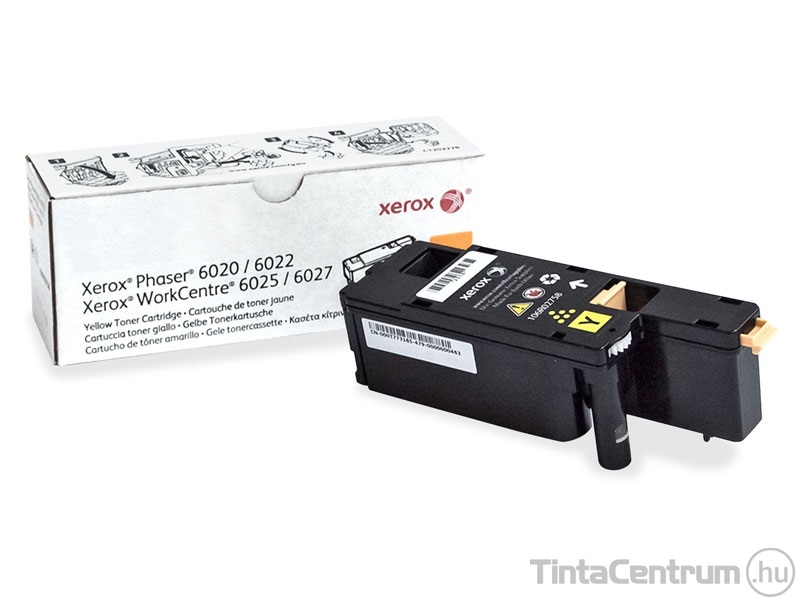 Xerox Phaser 6020/6022 sárga [1000 oldal] eredeti toner