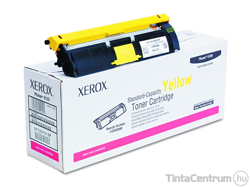 Xerox Phaser 6115/6120 sárga [1500 oldal] eredeti toner