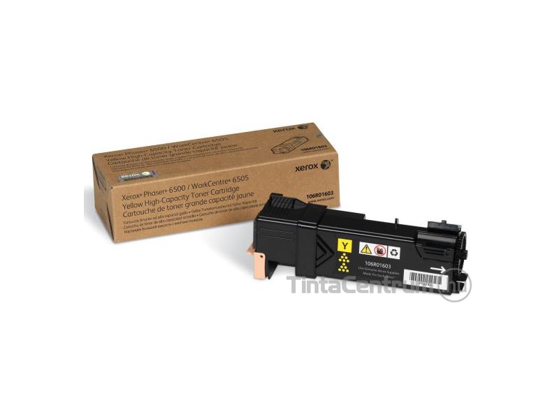 Xerox Phaser 6500/6505 sárga [2500 oldal] eredeti toner