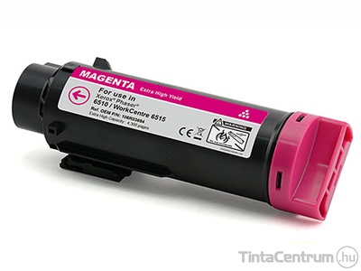 Xerox Phaser 6510/WC6515 magenta [4300 oldal] kompatibilis 100% új toner CW