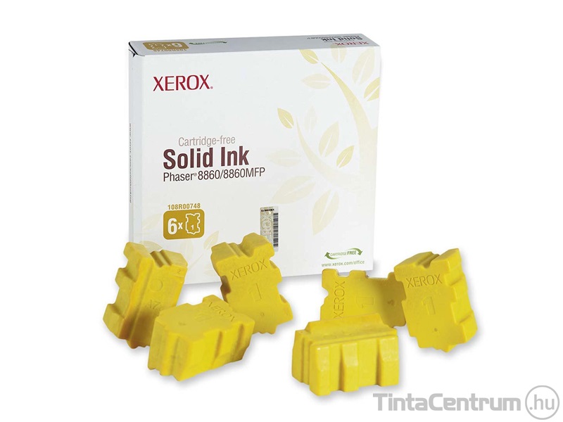 Xerox Phaser 8860 (Y) 6db szilárd tinta