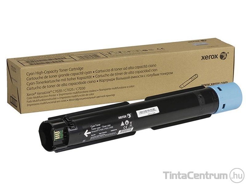 Xerox VersaLink C7020/C7025/C7030 ciánkék [16500 oldal] eredeti toner