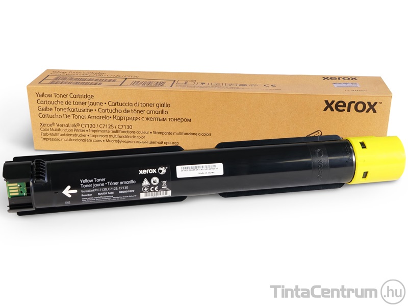 Xerox VersaLink C7120/C7125/C7130 sárga [18500 oldal] eredeti toner