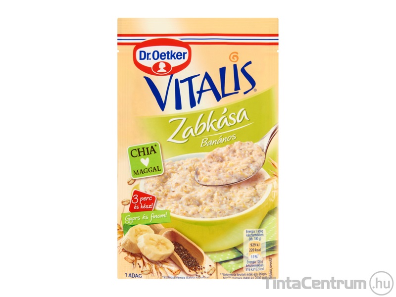 Zabkása, 55g, DR. OETKER "Vitalis", banános