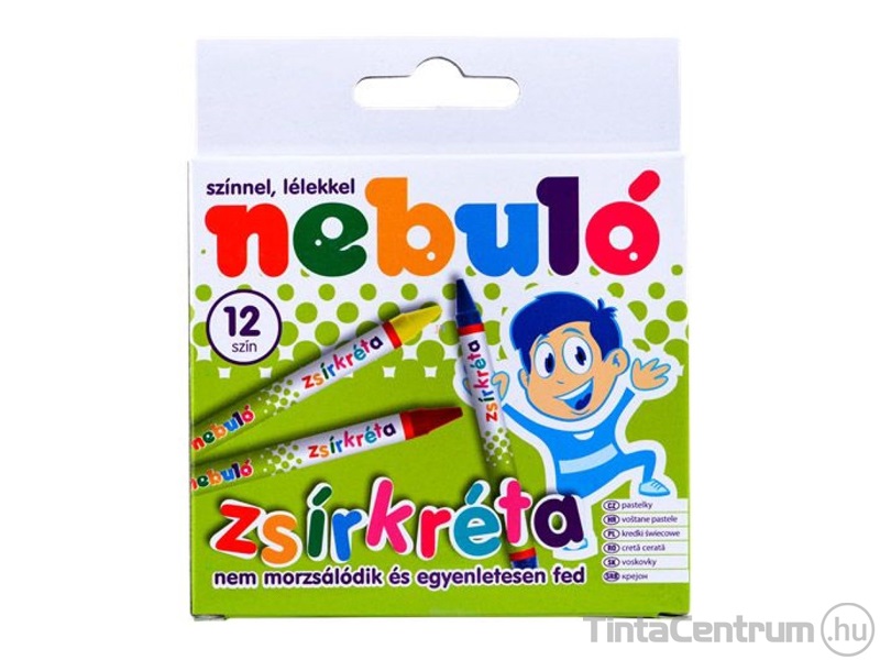 Zsírkréta, NEBULO, 12 különböző szín