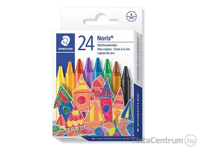 Zsírkréta, STAEDTLER "Noris Club", 24 különböző szín